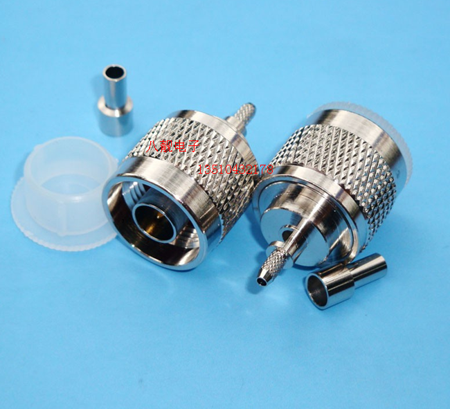 馈线接头 n-jc-1.5 高频接头 n型公头50-1.5 接rg316 rg174线