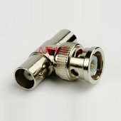 T头一公两母 BNC 纯铜BNC 一分二监控视频转接头 Q9转接头 T头