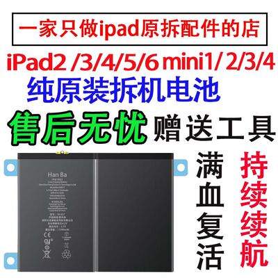 ipad电池原装迷你全新内置平板