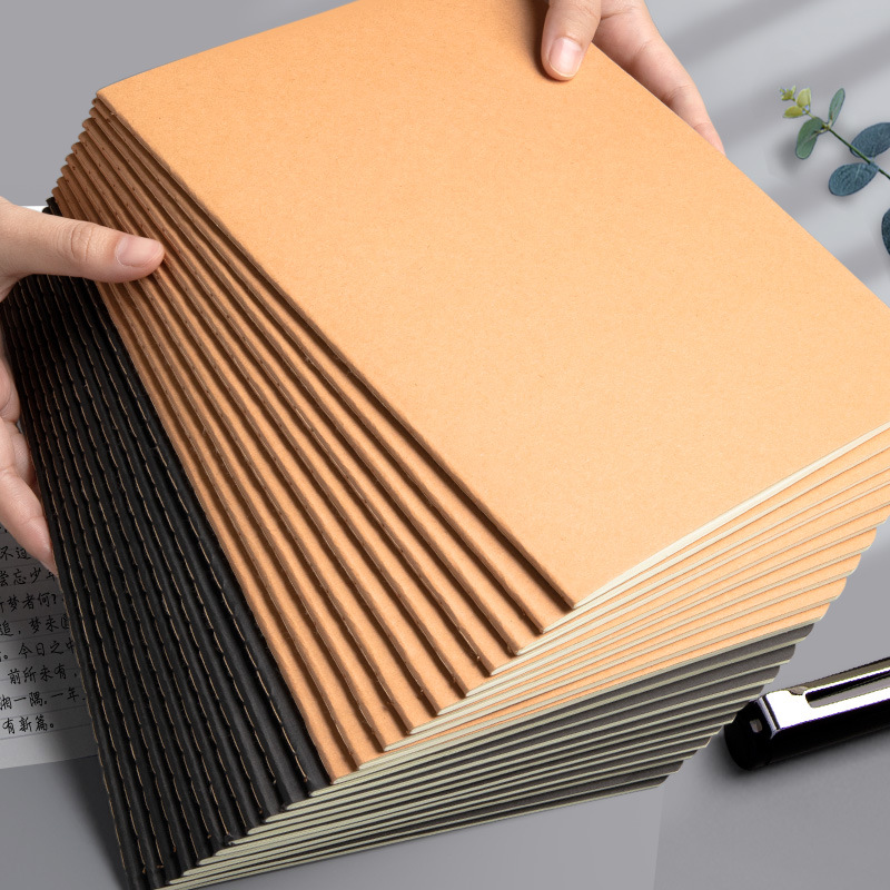 b5牛皮纸车线记事本现货