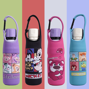 新款杯具熊运动保温杯600ML专用杯套可斜挎肩背水壶袋BEDDYBEAR