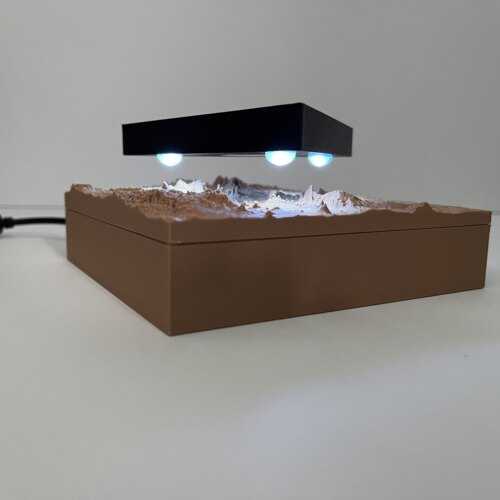 TR3B磁悬浮新墨西哥州飞碟目击模型玩具3D打印潮玩摆件51区S4基地