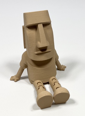 莫艾石像复活节岛关节可动桌搭小摆件拉帕努伊岛Rapa Nui玩偶手办