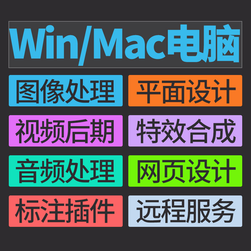 视频剪辑软件远程安装服务图像后期Ps插件Parker标注插件Win/Mac