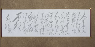 毛泽东草书 采桑子重阳 水写布 毛体书法清水循环练字帖