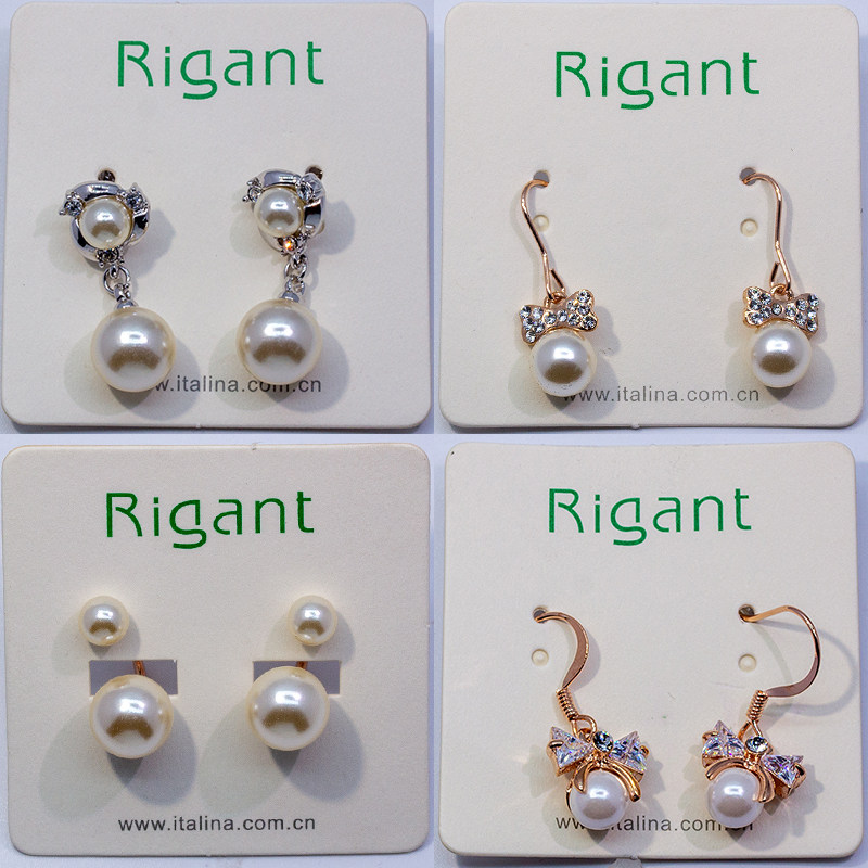 伊泰莲娜丽晶红苹果专柜高档女珍珠耳钉耳环耳饰品牌清仓尾货es03