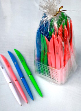 包邮  60支快递物流用上航刀笔 101圆珠笔 蓝色原珠笔0.7mm子弹头