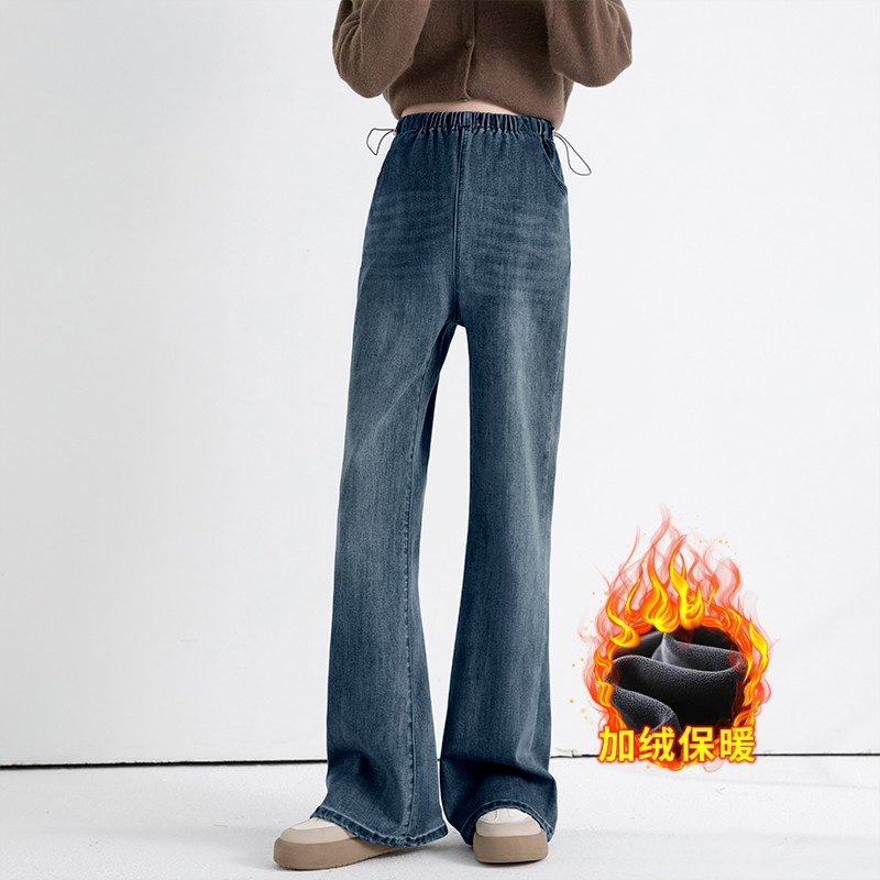 实拍 高品质密密绒弹力冬季孕妇牛仔裤有口袋抽绳喇叭裤休闲,孕妇装/孕产妇用品/营养,孕妇休闲裤,淘宝优惠券,粉丝福利购,淘宝优惠卷