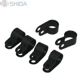 R型线夹 配线固定纽 电线固定扣 压线扣 线扣线卡6.4mm 1000个/包