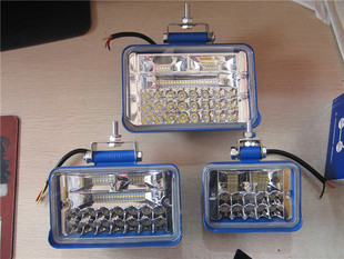 12V/24V大视野反光杯3寸方4寸方5寸方LED电子灯射灯散光大灯雾灯