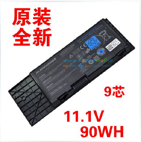 全新原装正品戴尔Alienware M17X R3,BTYVOY1 90WH笔记本电池