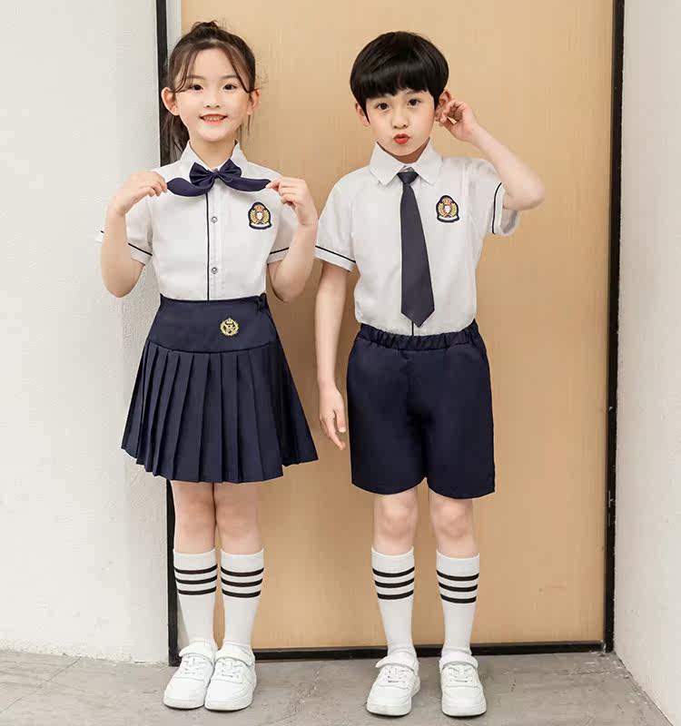 男女童诗歌朗诵演出服英伦风园服