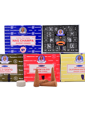 Satya真理Nag Champa印度香薰天然香料熏香锥香塔香檀香醇厚持久