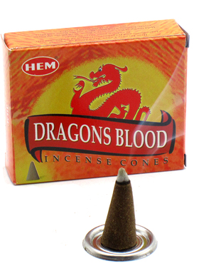 印度进口HEM Dragons Blood龙血塔香净化冥想熏香家用静心安神香