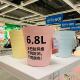 IKEA芬尼斯垃圾桶宜家用办公室内客厅大容量简约卫生间桶纸篓 包邮