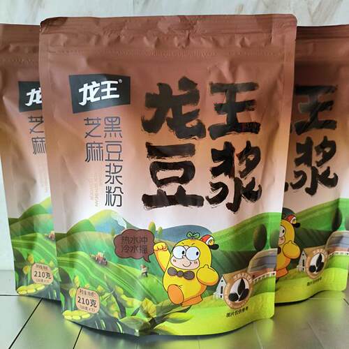 黑芝麻味豆浆粉每日醇