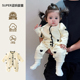 秋季 婴儿衣服洋气时髦女宝宝针织爬服婴幼儿韩系连体服满月百天秋