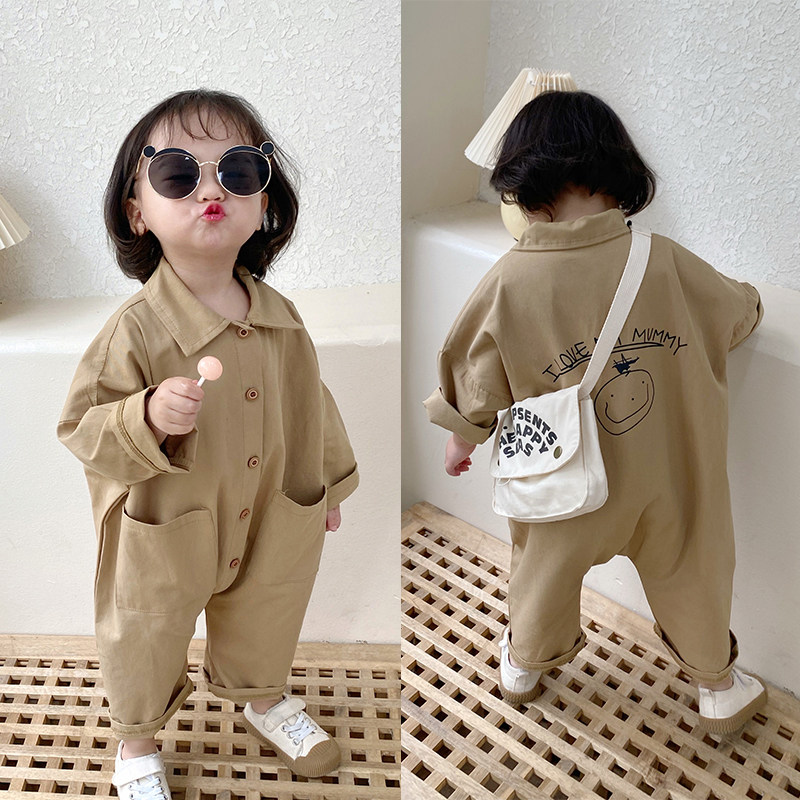 婴儿衣服秋装婴儿服宝宝哈衣外出连体衣爬服工装洋气纯棉包屁衣,童装/婴儿装/亲子装,连身衣/爬服/哈衣,淘宝优惠券,粉丝福利购,淘宝优惠卷
