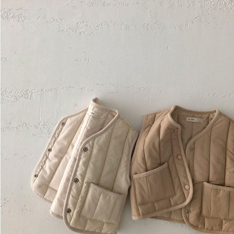 ins坎肩复古马甲坎肩背心童装