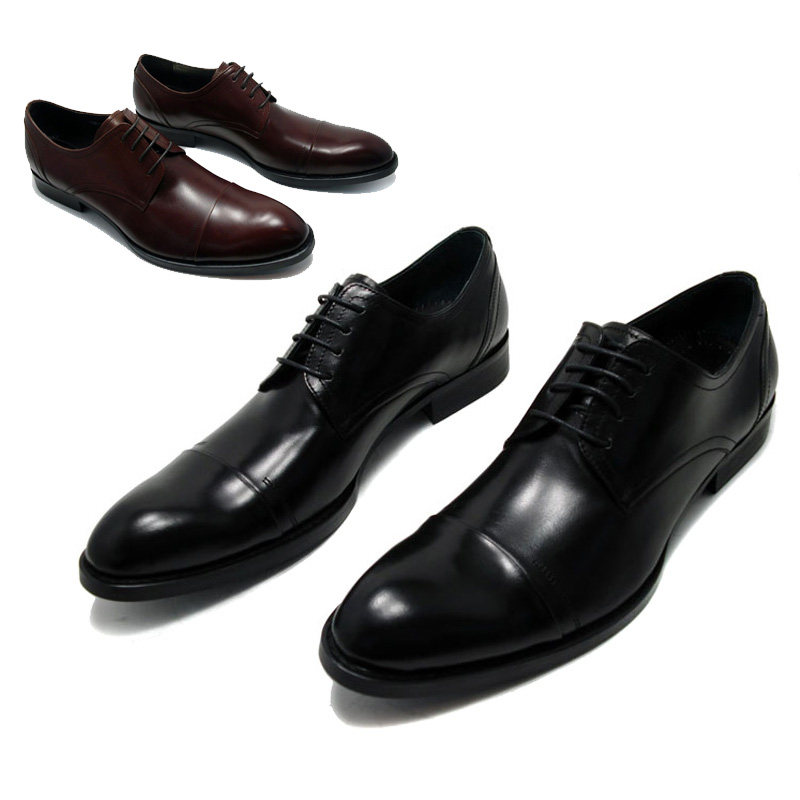 유럽 ??버전 남성 수제 영국 비즈니스 정장 가죽 신발 남성  가죽 뾰족한 발가락 3 관절 가을 겨울 통기성 캐주얼 남성 신발