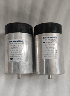 德国进口1100v400uf高压薄膜无极电容直流滤波电容拆机货