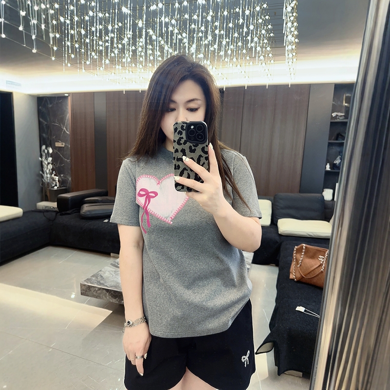 怦然心动大码女装短袖t恤上衣