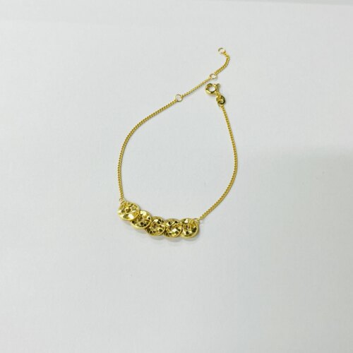 【店铺专属】18k金碎冰冰五钱手链女小众手饰不脱模【WT0072】