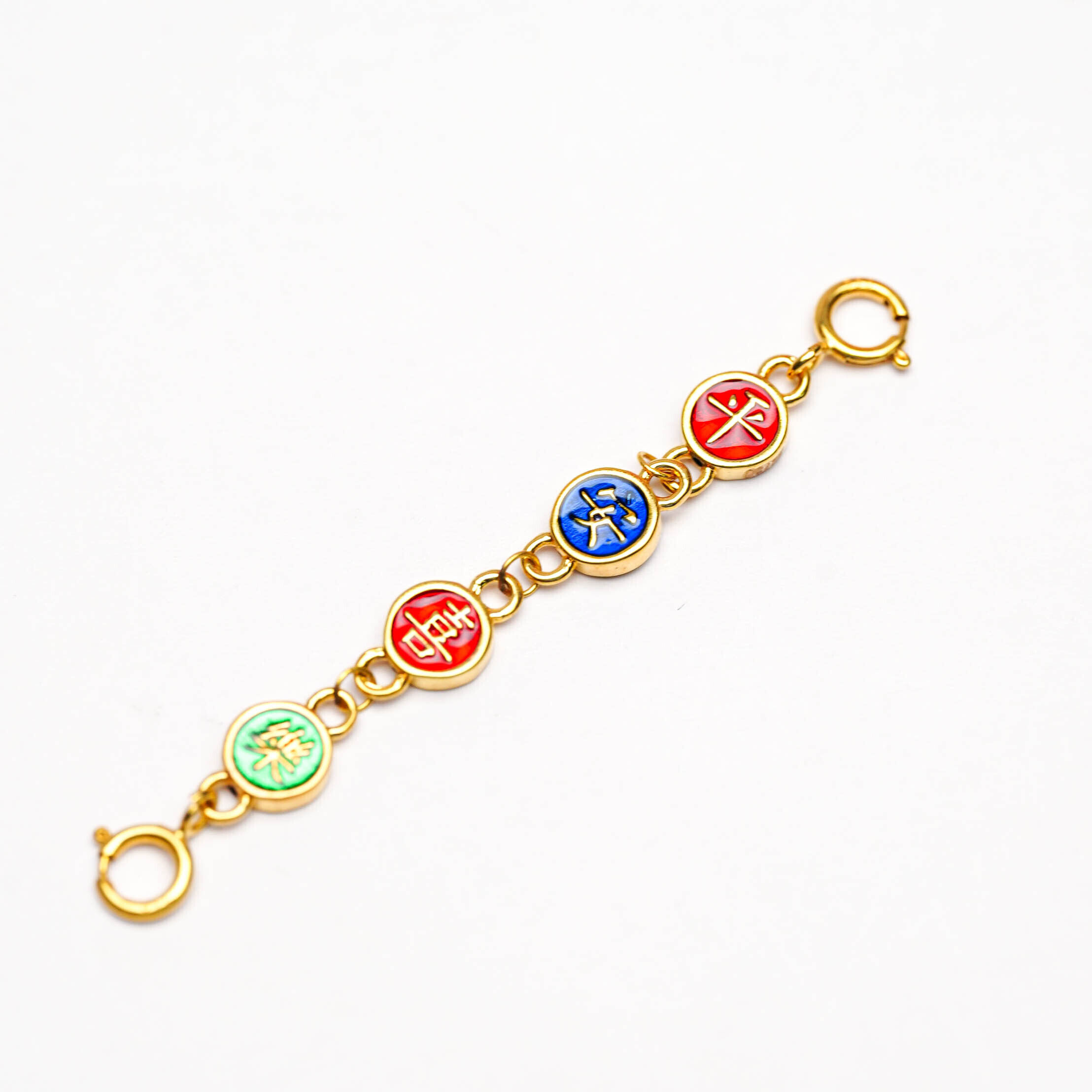 18k金平常喜乐项链延长链小众DIY