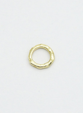 18k金DIY窄边盘缠配件（6mm）不脱模【WT0334】