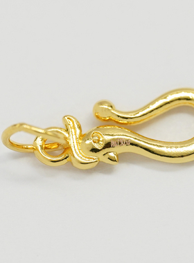 18k金凤凰扣DIY配件不脱模【WT0217】