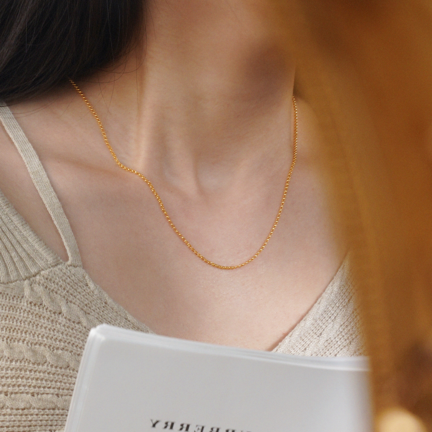 【店铺专属】18k金珍珠链【QL06567】