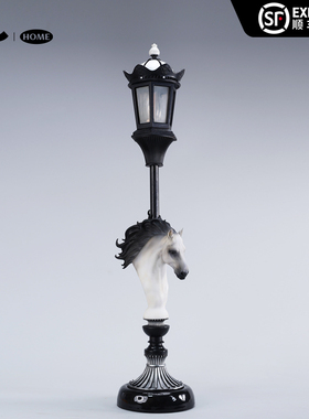 [JXK官方]马头灯桌面树脂手工灯