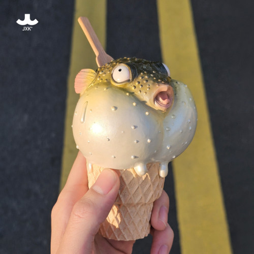 【JXK官方店】河豚冰激凌模型