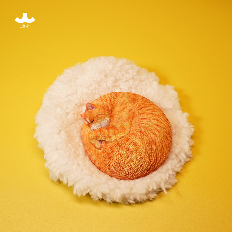 JXK 1/6嗜睡猫3.0模型 仿真加菲宠物猫咪周边桌面摆件手办潮玩具