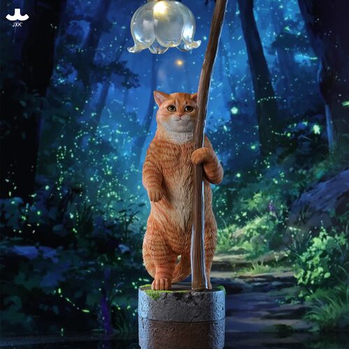 非现JXK铃兰映猫模型 仿真萌宠咪动物手办礼物场景潮玩桌面摆件