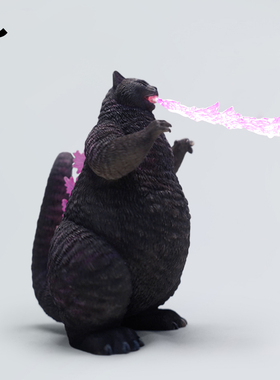 JXK哥斯喵手办 猫斯拉周边godzilla猫咪桌面摆件动物模型GK潮玩具