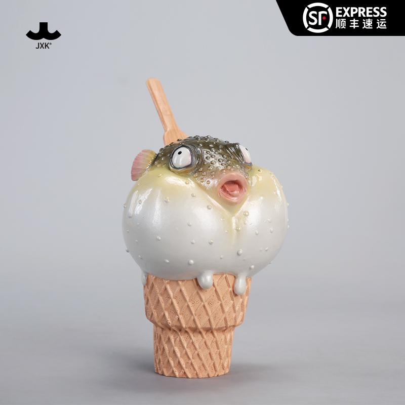【JXK官方店】河豚冰激凌模型