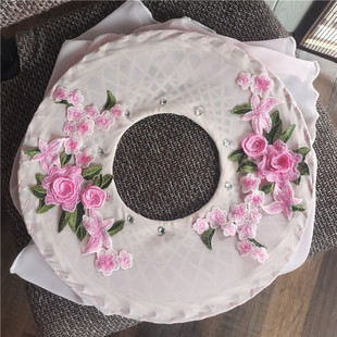 青烟里春来花自放古典舞蹈女子群舞斗笠带纱道具飘逸古风艺考配饰