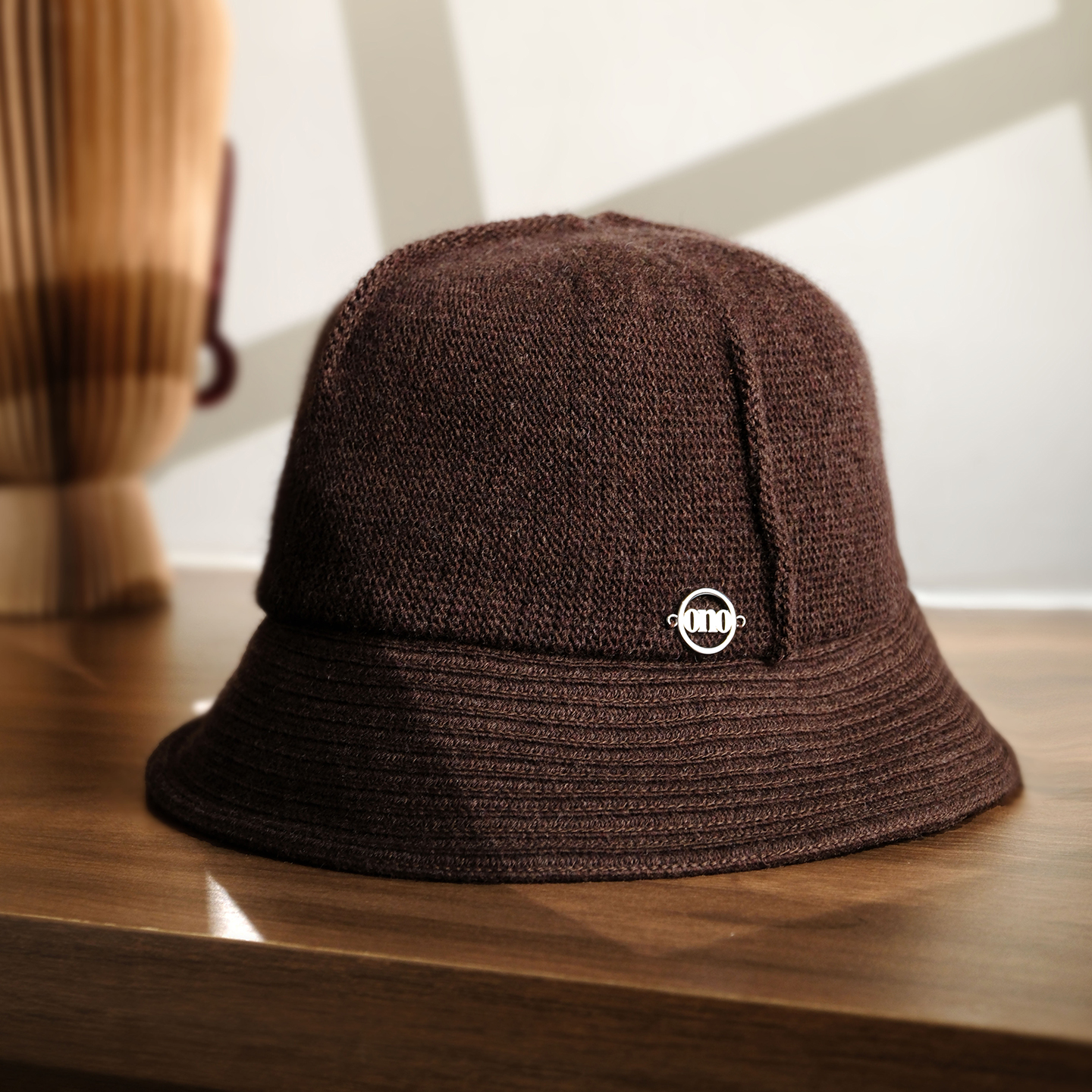 小野商时髦老钱羊毛针织渔夫帽