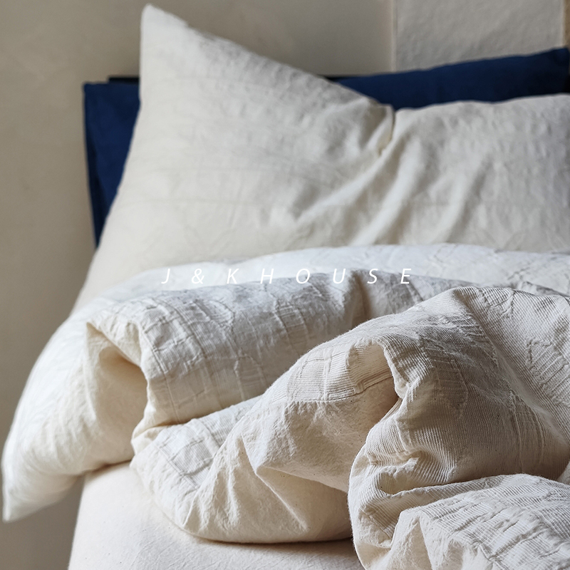 四件套纯棉水洗棉简约2023新款