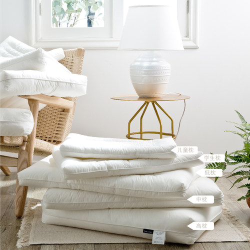 精致睡眠颈椎救星纯棉柔软学生枕