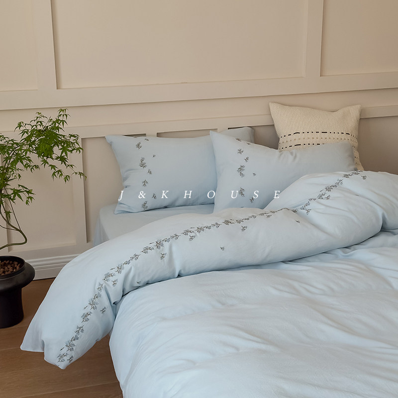 Girlish|法式少女天丝四件套春夏季新款透气亲肤公主凉感床上用品