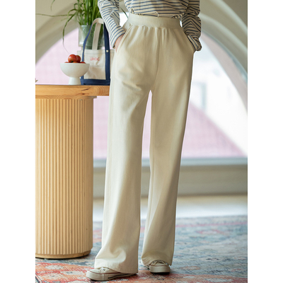 高腰宽松束脚裤直筒休闲卫裤