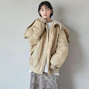 炸裂！日本小众贵牌好品质秋冬新款宽松休闲N2B飞行夹克棉服外套