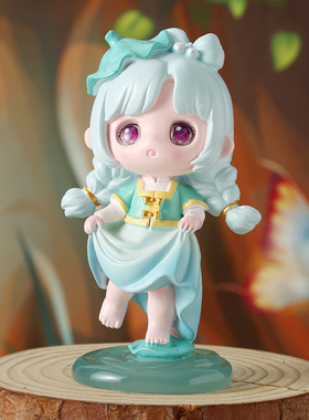 时遇春风幸运盲盒摆件创意惊喜开盒家居桌面装饰潮玩国潮古风萌瑶