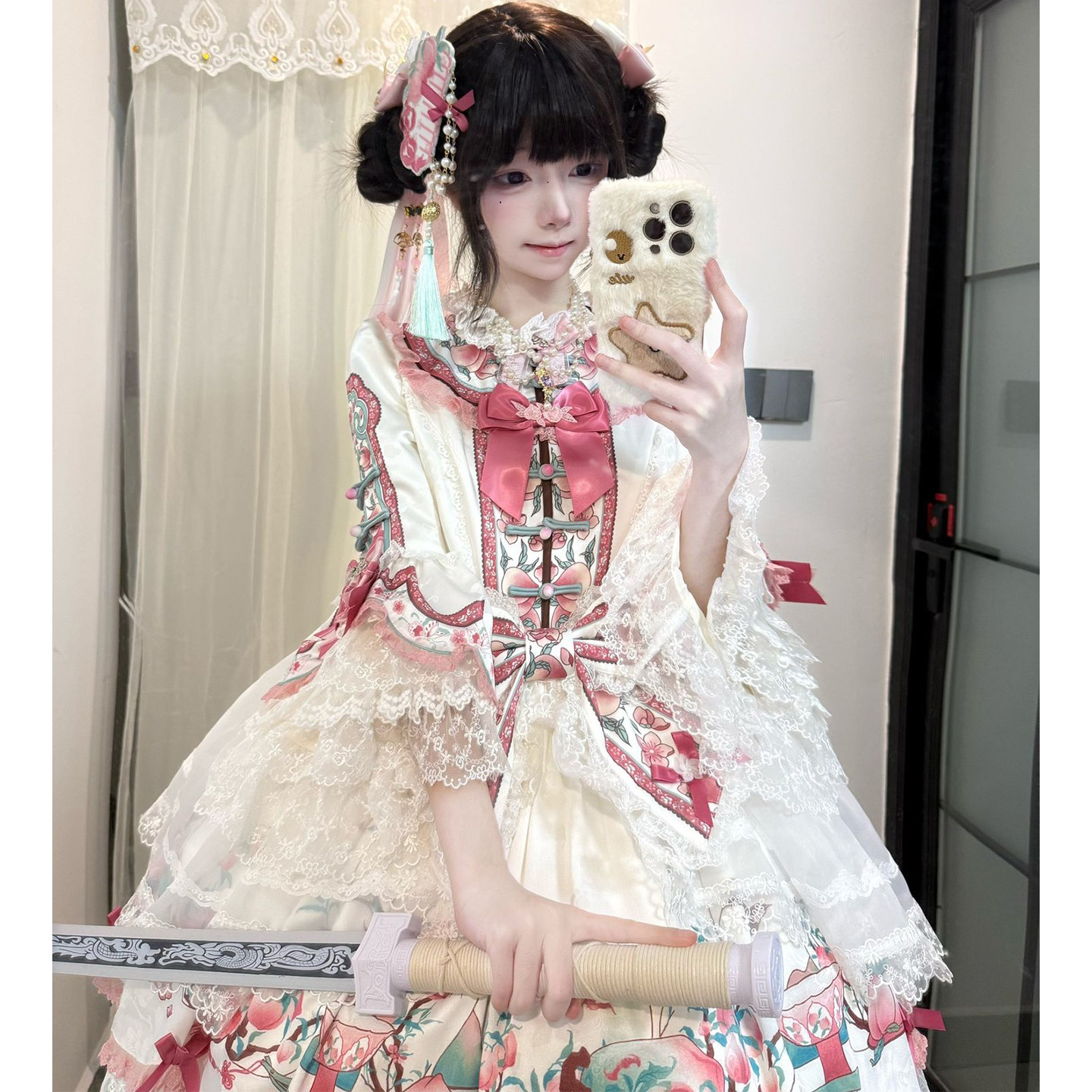 梨园梦瓷Lolita摇篮曲OP连衣裙图片