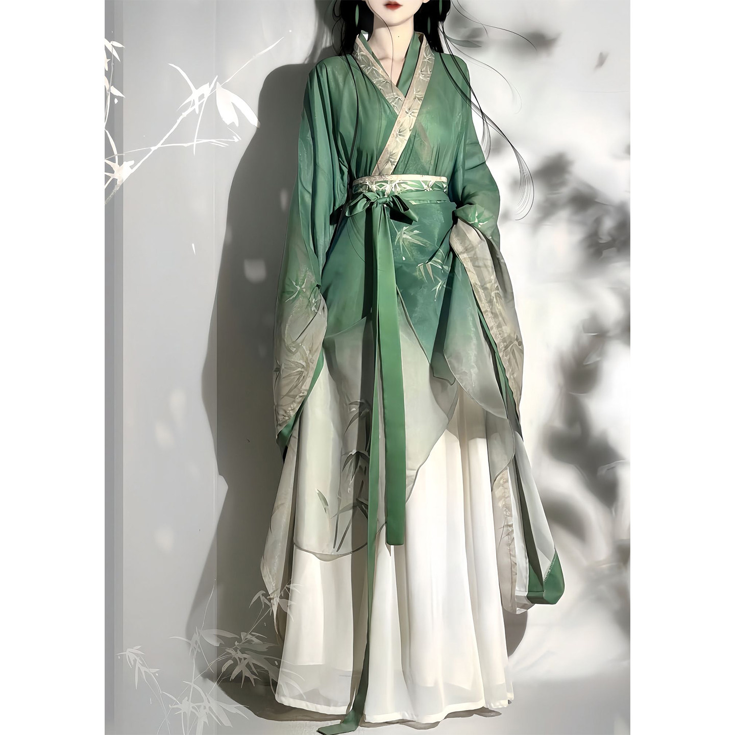 汉服南北朝交领大袖衫女春夏秋款