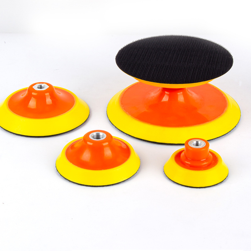 自粘盘角磨机植绒砂纸吸盘