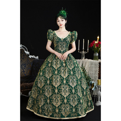 莫奈的睡莲华丽连衣裙