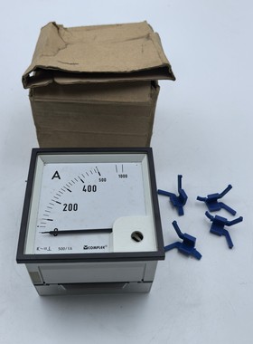 COMPLEE康比利指针式电流表CP-T96-N 500/1A 实物实拍 成色漂亮